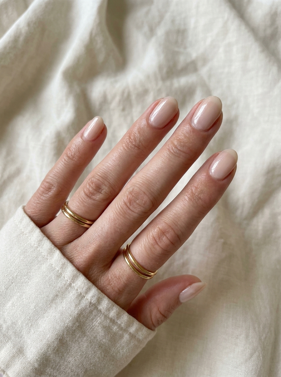 Glazed Nude Nails als Summer Nail Inspo Inspiration 2026